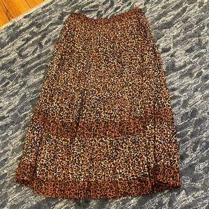 Ulla Johnson animal print skirt